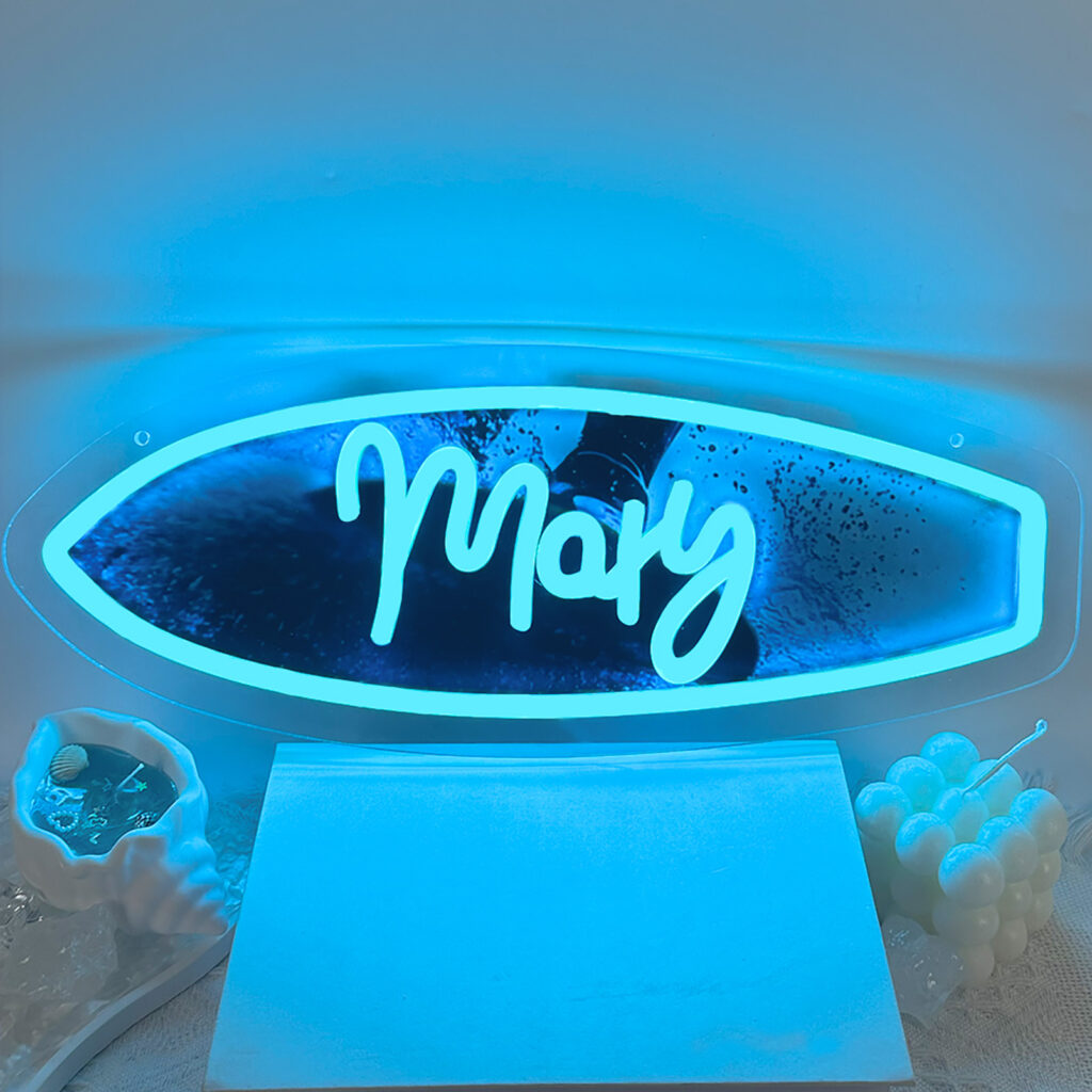 custom neon signs for café and retail interior decoration