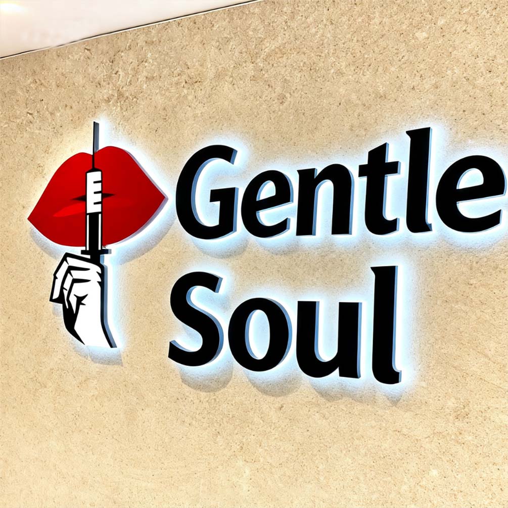 LED business signs with illuminated channel letters