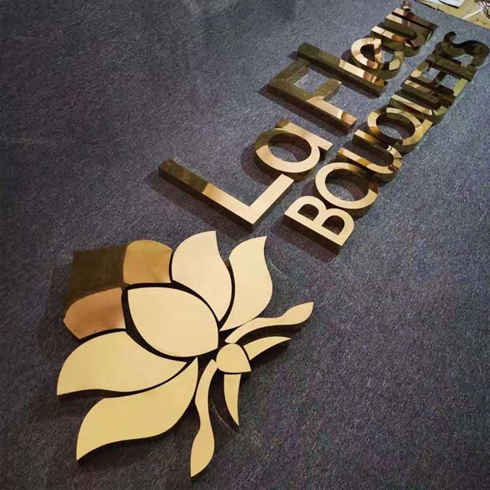 outdoor business signage installed on storefront exterior