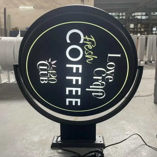 Rotating Light Box-2 - TONIGHT Signage